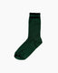 Stripe Cotton Socks Malachite