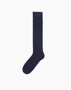 Ribbed Socks Navy