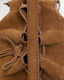 Multipocket Bucket Suede Cognac
