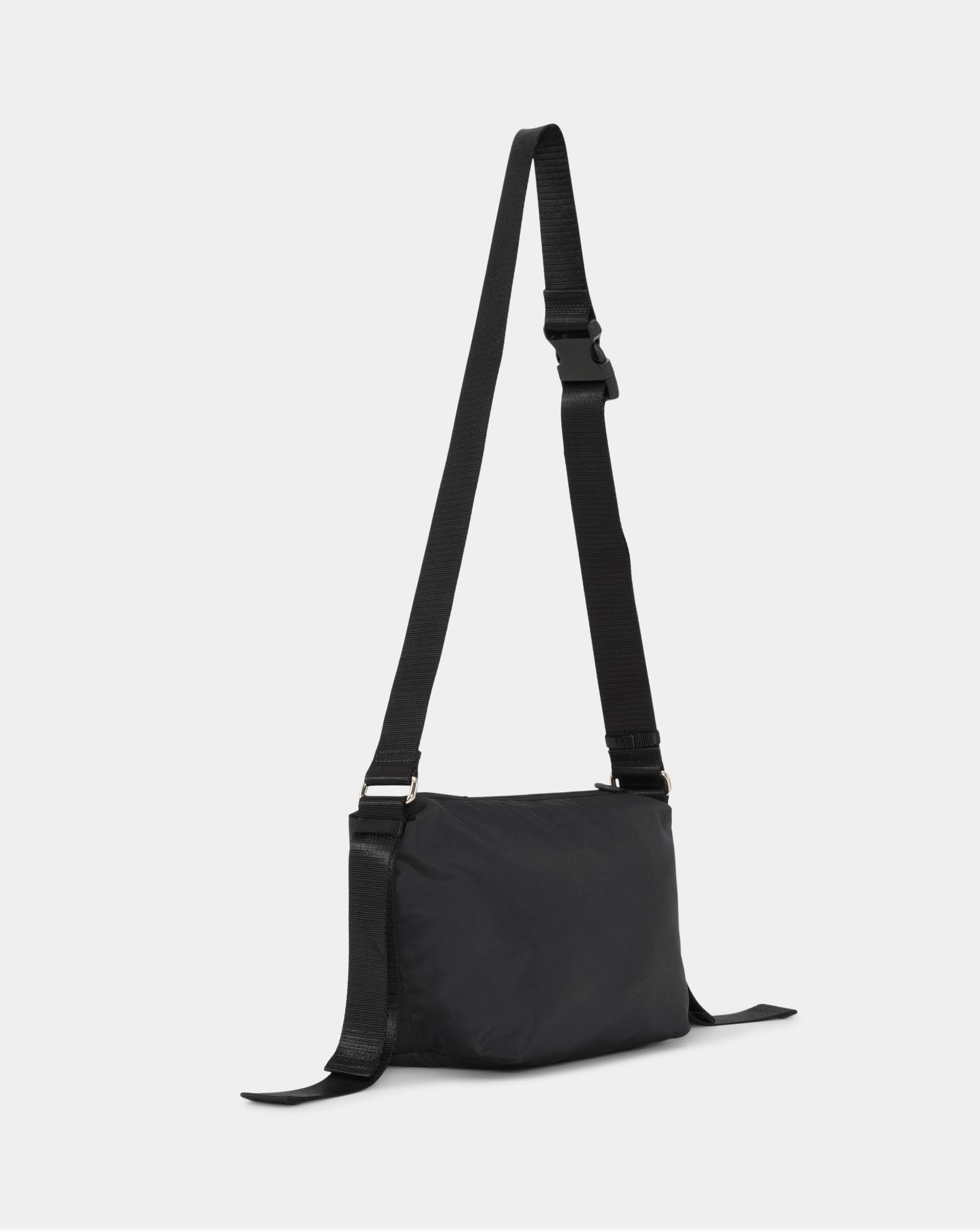 Recycled Tech Small Hobo Black