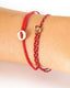 Signature Brain Slider Bracelet Fire Red
