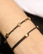 Signature Brain Slider Bracelet Black