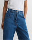 Snap Denim Pants