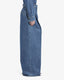 Denim Pleated Trousers