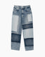Patchwork Denim Pants