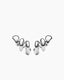 Coil Crawler Earrings Silver