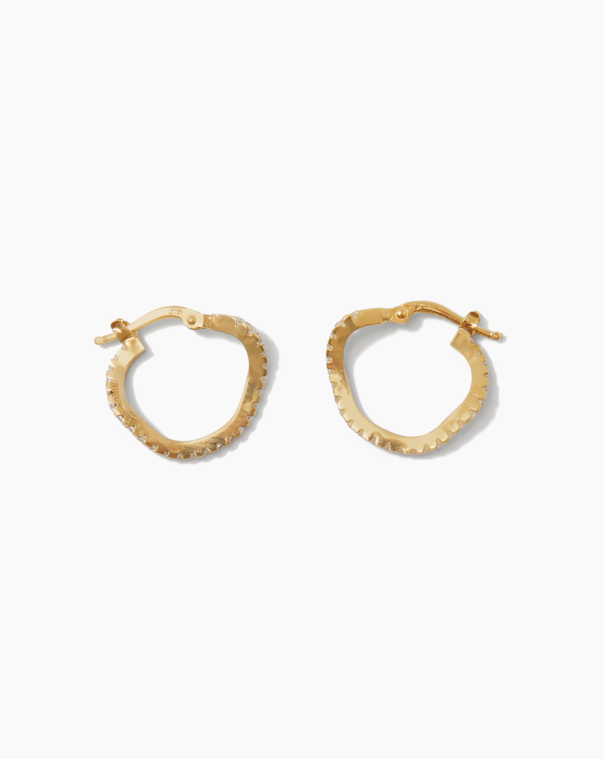 Distorted Hoop Earring Small