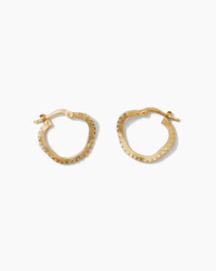Distorted Hoop Earring Small