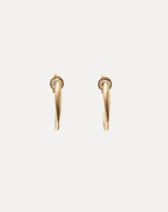 Molded Organic Hoop Gold Medium