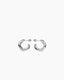 Anil Hoops Small Silver