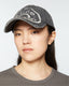 Cap Printed Logo Pale Black