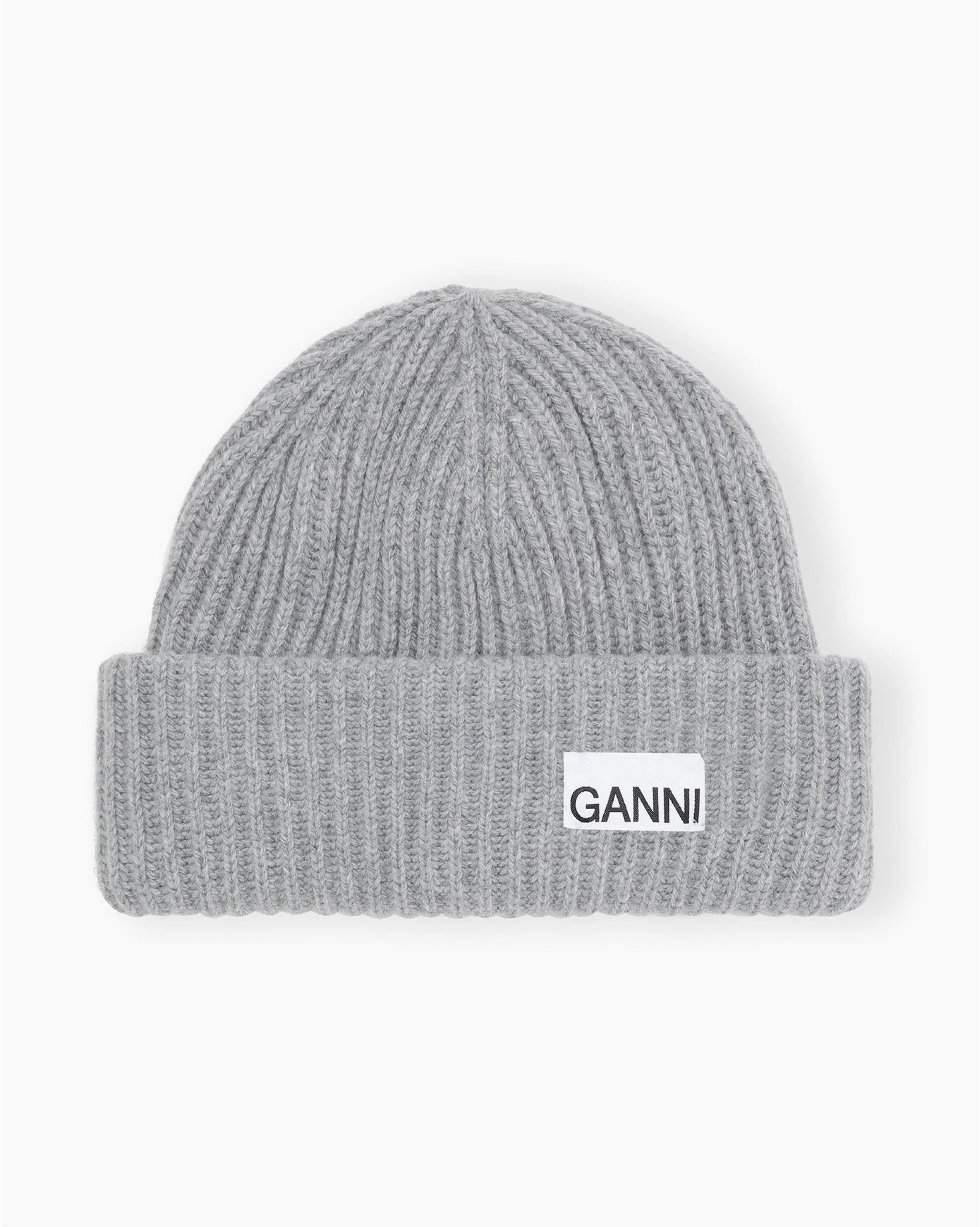 Structured Rib Beanie Grey