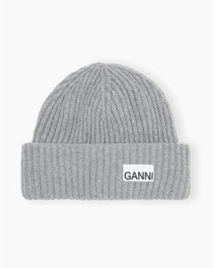 Structured Rib Beanie Grey