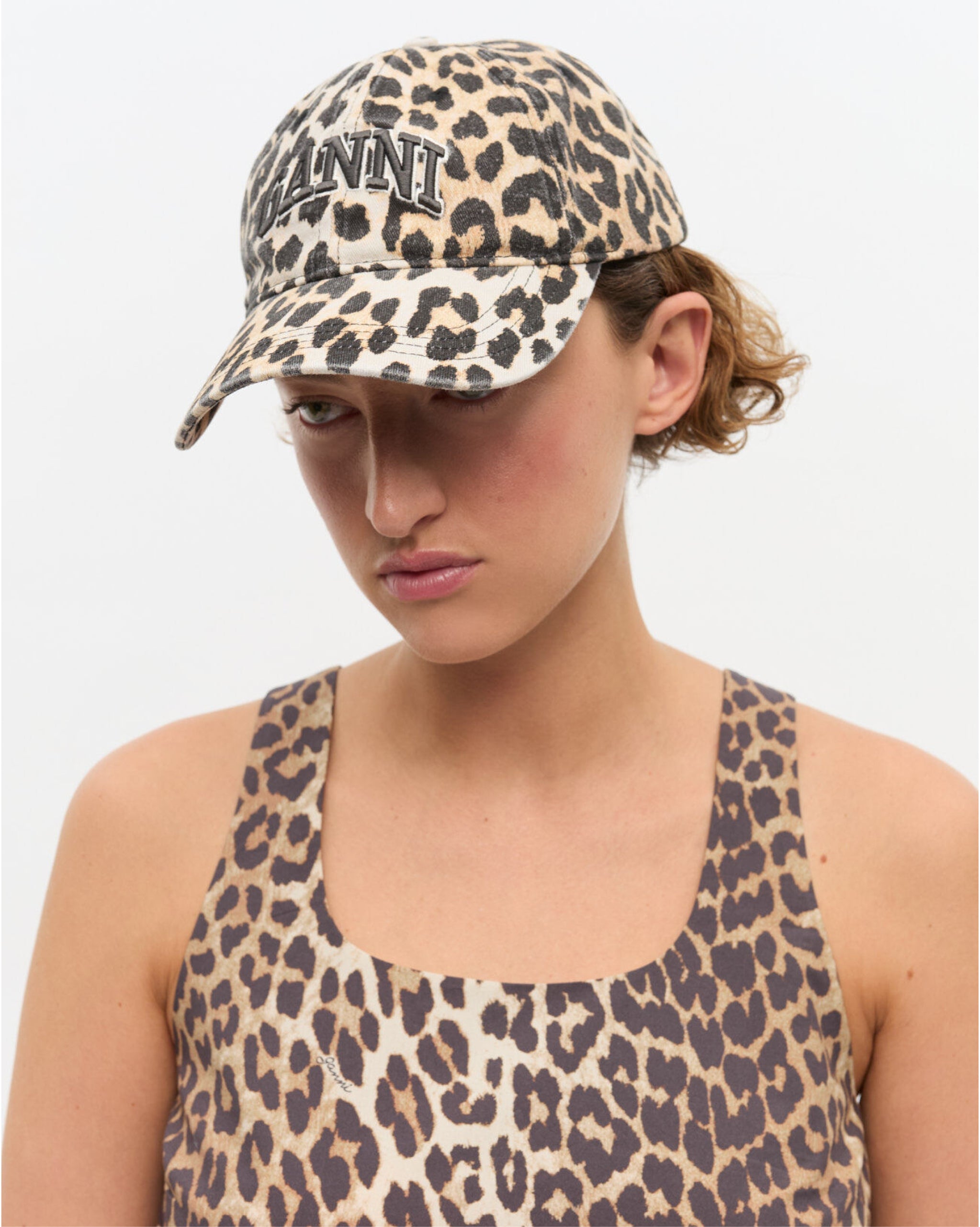 【関税込み】Leo Cap - Ganni - Cotton - Printed Leo Cap - Ganni - Cotton - Printed 関税込み】Leo Cap - Ganni