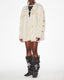 Manona Embroidered Denim Jacket Ecru