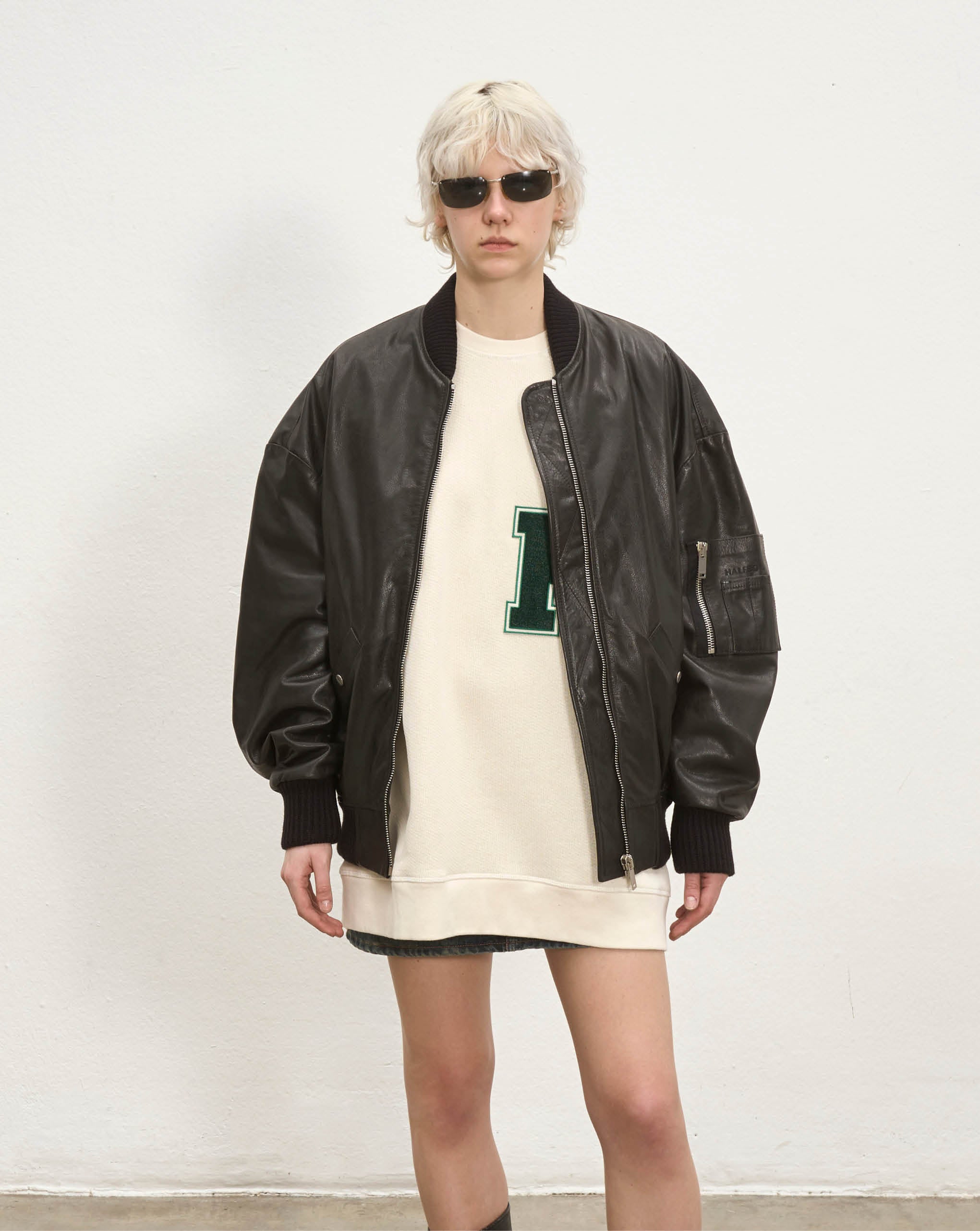 Over Bomber Leather