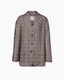 Fluid Checkered Blazer
