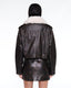 Morgan Cropped Leather Jacket
