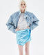 Bree Oversized Denim Bomber