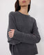 Anaa Cashmere Knit Anthracite Melange