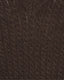 Sallio V-Neck Cable Knit Brown
