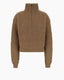 Danita Zip-up Collar Knit