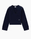 Patch V Neck