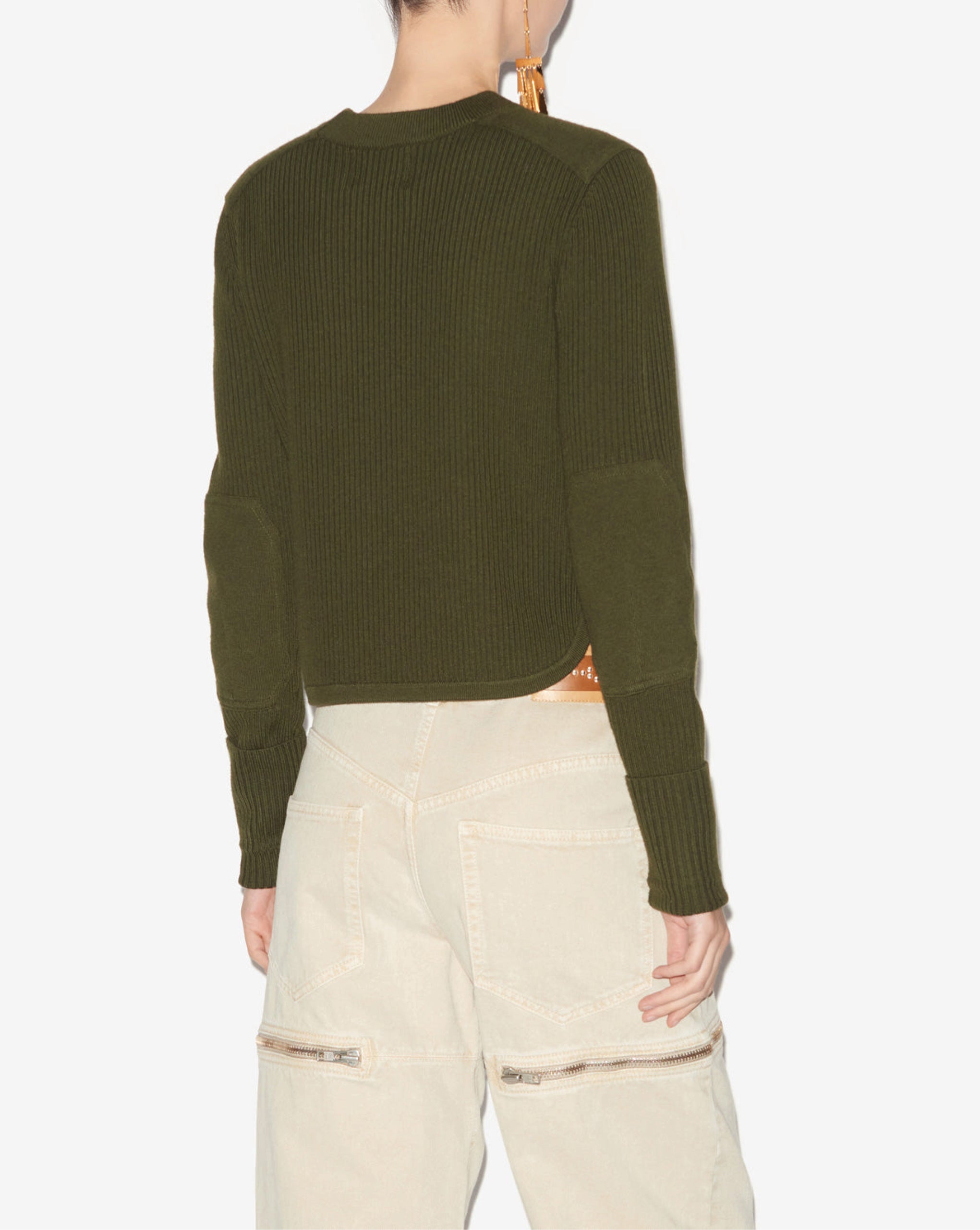 Chunky Wool Cropped Knit