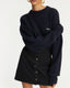 Adley Logo Knit Jumper Navy Blazer
