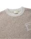 Fluffy Column Chenille Crew Neck