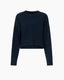 Anzor Boxy Cashmere V Knit Navy