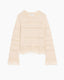 Azilis Macrame Knit Ecru