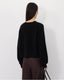 Anzor Boxy Cashmere V Knit Black