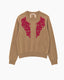 Floral Embroidered Knit