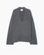 V Neck Ribbed Knit