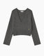 Deep V-Neck Knit Phantom