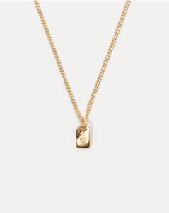 Tag Necklace Gold