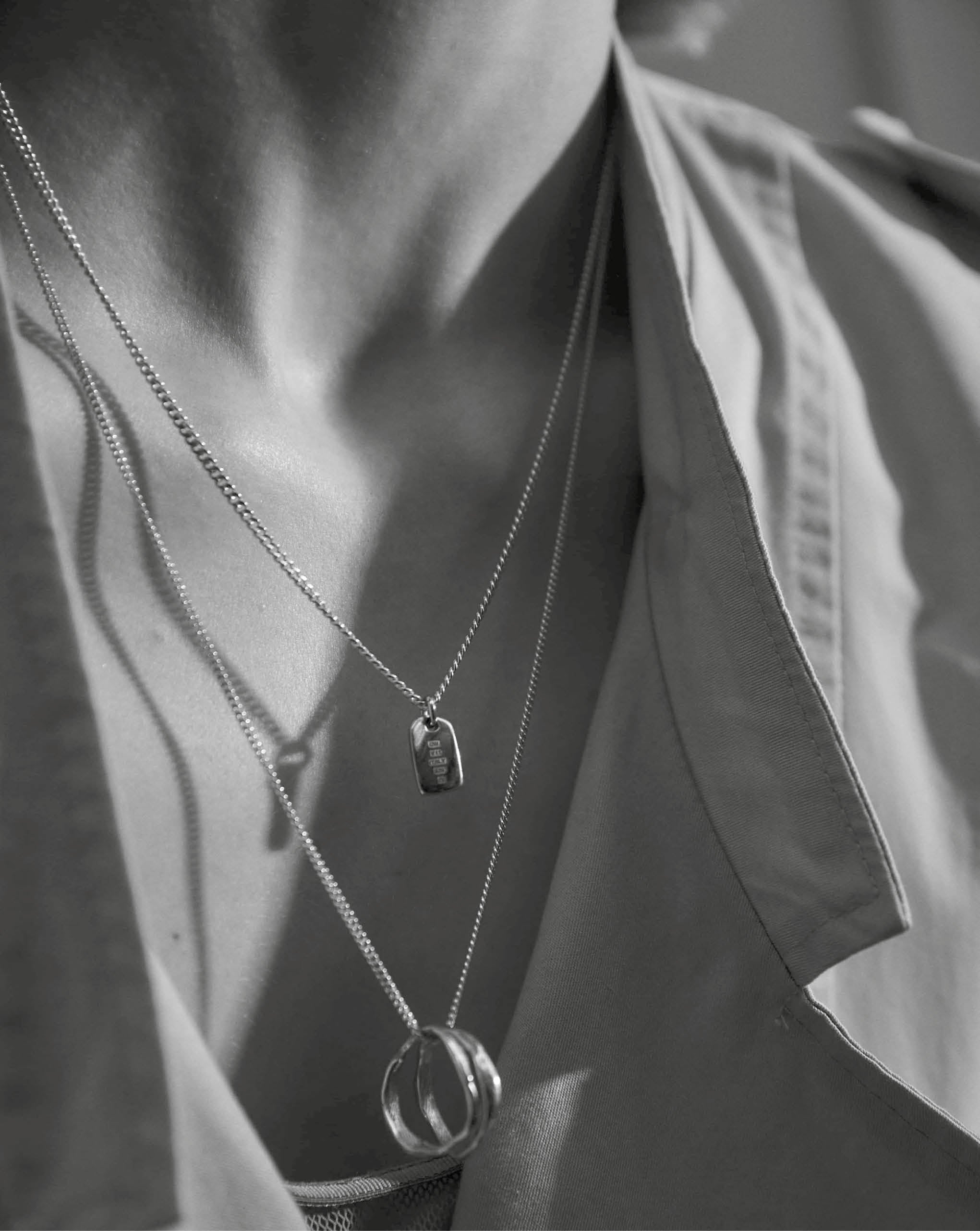 Tag Necklace Gold