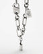 Padlock Chain Necklace Vintage Silver