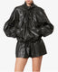 Neela Faux Leather Jacket