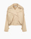 Cropped Cotton Trench