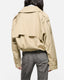 Cropped Cotton Trench