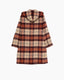 Checkered Hooded Coat