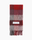 Mohair Checked Scarf Red / Black