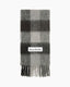 Mohair Checked Scarf Dark Black / Grey / Dark Grey