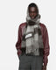 Mohair Checked Scarf Dark Black / Grey / Dark Grey
