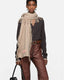 Fringe Wool Scarf Oatmeal Melange