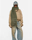 Logo Scarf Olive Green