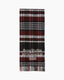 Checked Logo Scarf With Fringe