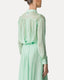 Chic Chiffon Silk Shirt Mint